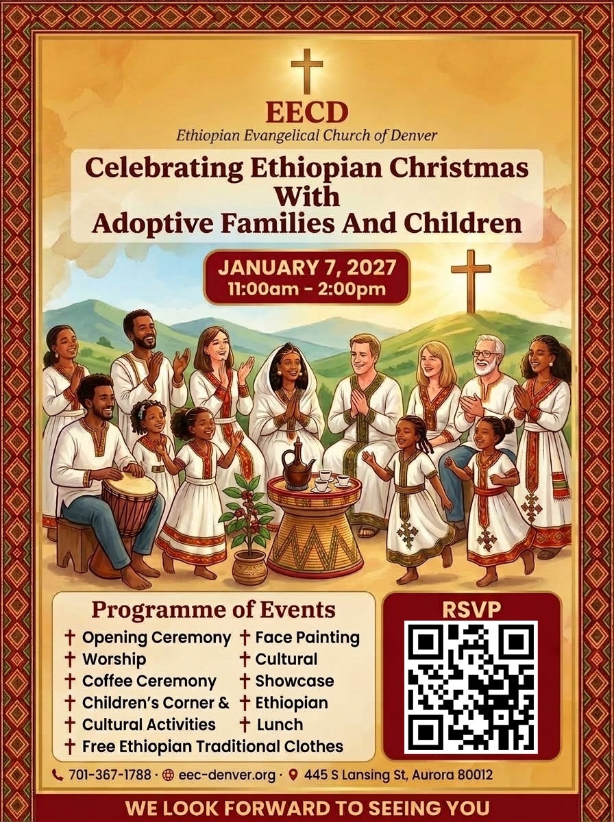 Celebrating Ethiopian Christmas with Adoptive Families and Children